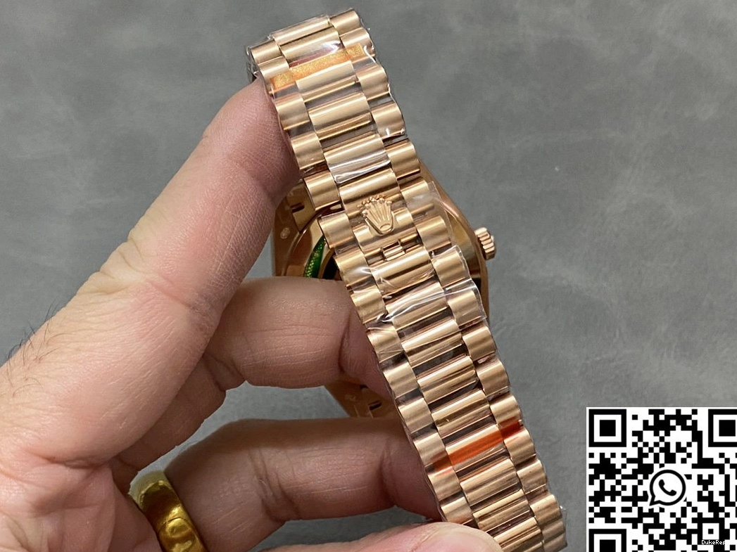 Factory Rolex Dial 228235-0055 v5 Tungsten Day Grey Date Steel QF 0119